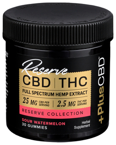 Reserve CBD | Sour Watermelon | 25mg CBD, 2.5mg THC Image 1