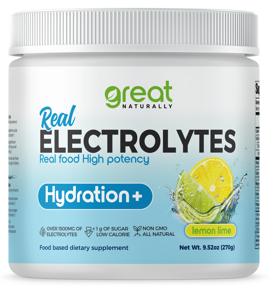 Real Electrolytes | Hydration+ Lemon Lime Image 1