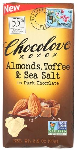 almonds toffee dark chocolate Image 1