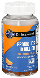 Dr. Formulated | Adult Extra Strength Probiotic Gummy | 10 Billion | Orange Dream Image 1