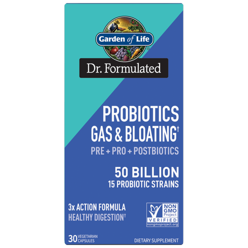 Dr. Formulated | Gas Plus Bloating Relief Probiotic | 50 Billion Image 1