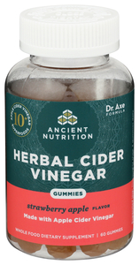 Herbal Cider Vinegar Gummy | Strawberry Apple Image 1