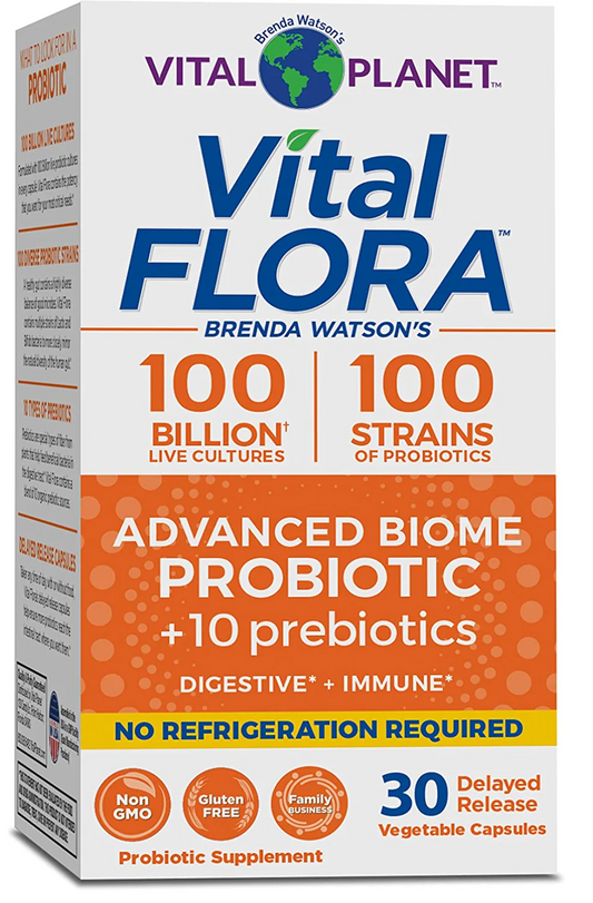Vital Flora 100B| 100 Strain| Adv| Biome| Human - shelf Image 1