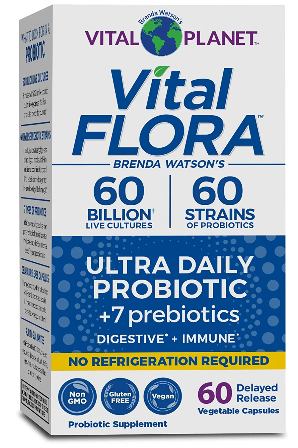 Vital Flora 60B| 60 Strain| Ultra Daily| Human - shelf Image 1