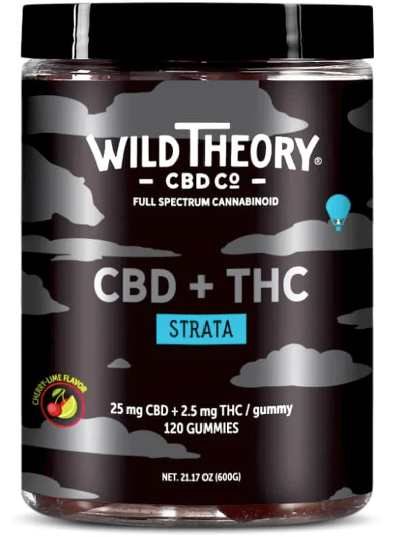 Strata CBD THC Strwbrry 120gmmy Image 1