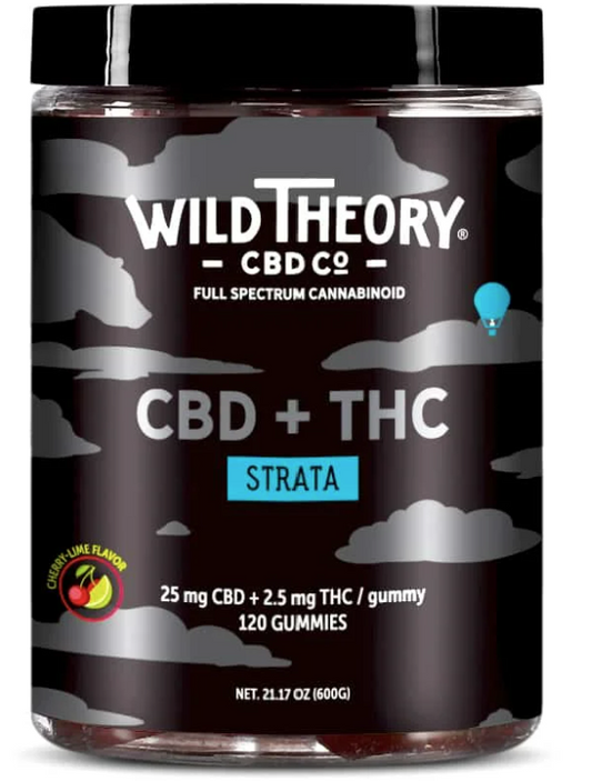 Strata CBD THC Strwbrry 120gmmy Image 1