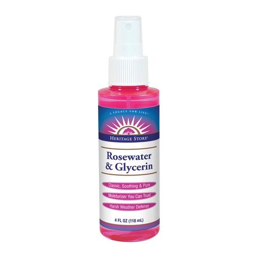 Rosewater & Glycerin with Atomizer Spray | Rose Petals Image 1