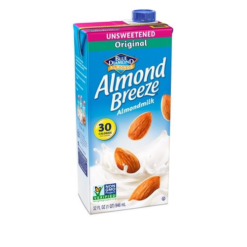 Blue Diamond Beverage Almond Breeze Original Unsweetened Image 1