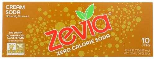 zevia soda cream can Image 1