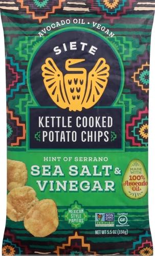 SeaSalt Vinegar Potato Chips Image 1