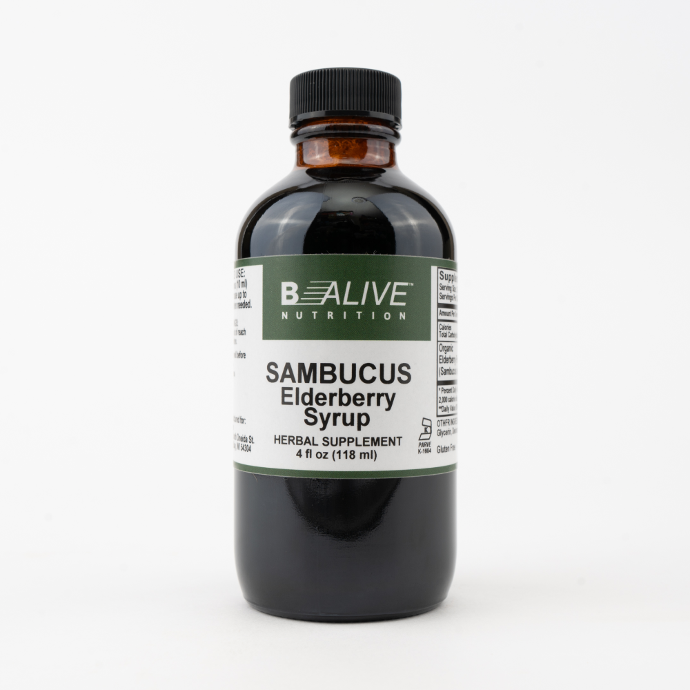 Sambucus Elderberry Syrup Alcohol-Free Image 1