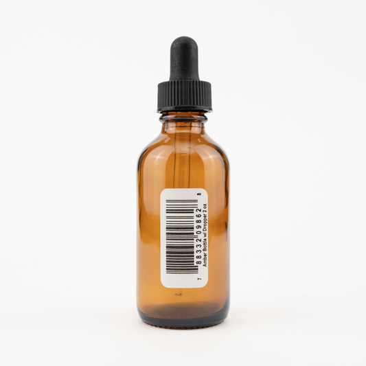 Amber Bottle w/ Dropper Image 1