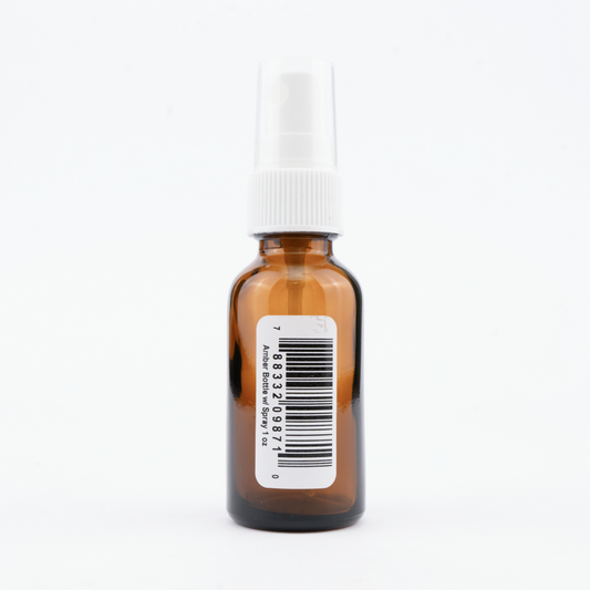 Amber Bottle w/ Spray Top Image 1