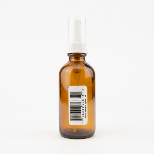 Amber Bottle w/ Spray Top Image 1