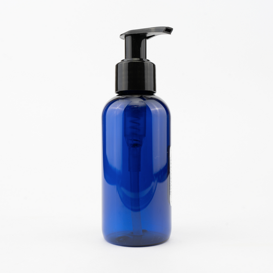 Cobalt PET Bottle with Lotion Pump Image 1