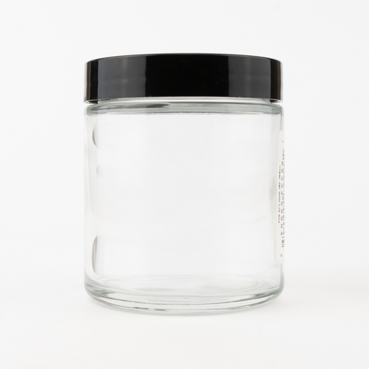 Clear Jar with Lid Image 1
