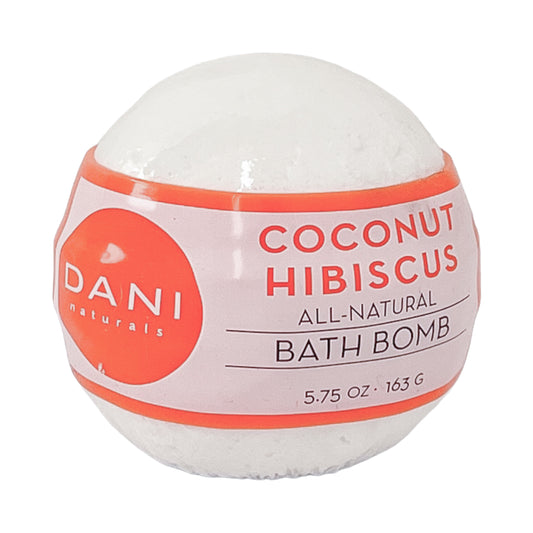 Bath Bomb Coconut Hibiscus Image 1