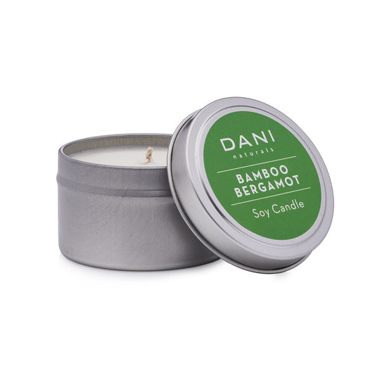 DANI 6oz Candle Tin Bamboo Bergamot Image 1