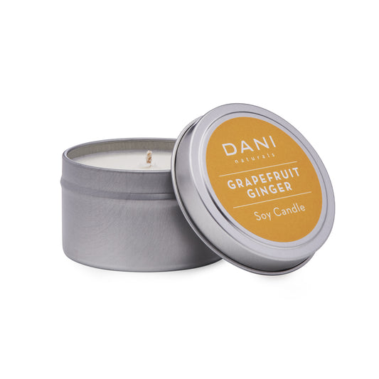 DANI 6oz Candle Tin Grapefruit Ginger Image 1