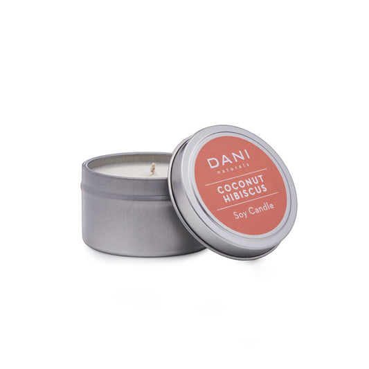 DANI 2oz Travel Tin Candle Coconut Hibiscus Image 1