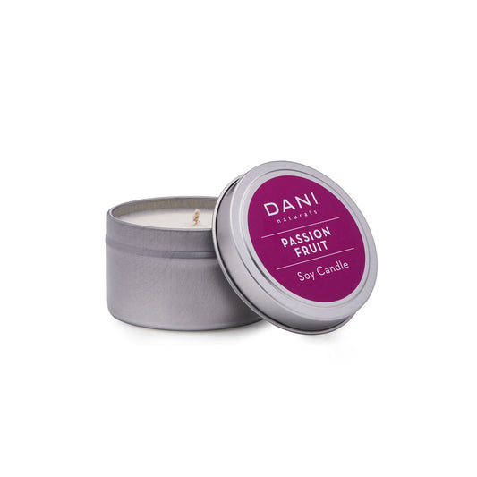 DANI 2oz Travel Tin Candle Passion Fruit Image 1