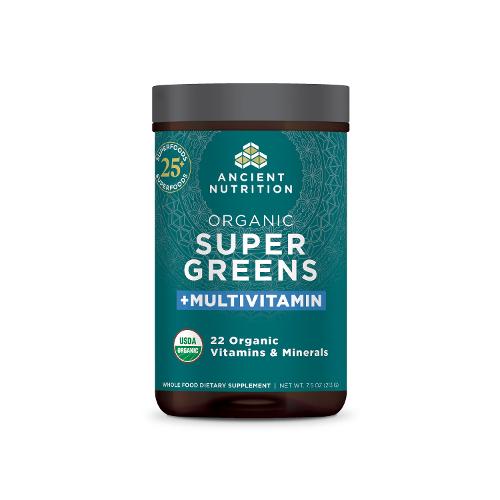 Organic SuperGreens +Multivitamin Powder Image 1