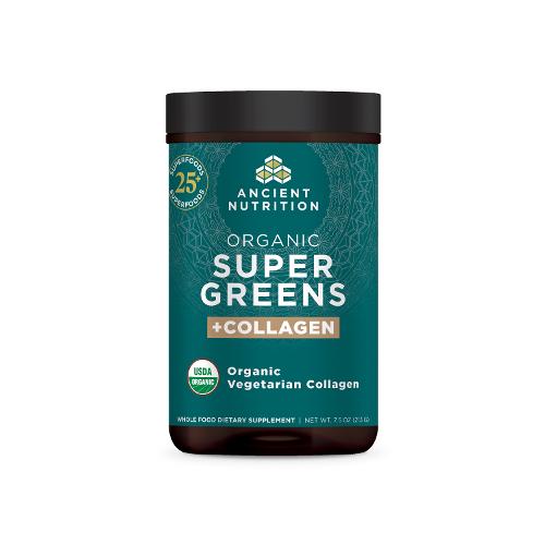 Organic SuperGreens +Collagen Powder Image 1