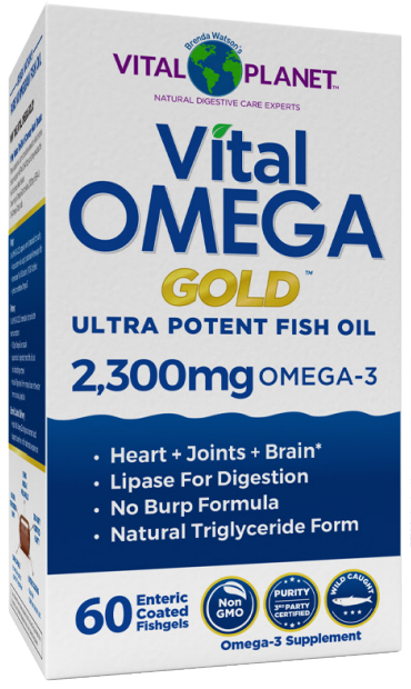 Vital Omega Gold | 2300mg Ultra Potent Fish Oil Image 1