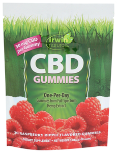 30Mg CBD Gummy Raspberry Ripple Image 1