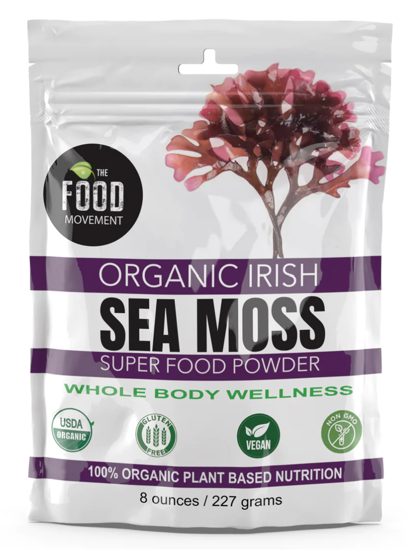 Organic Irish Sea Moss Powder 8oz Image 1