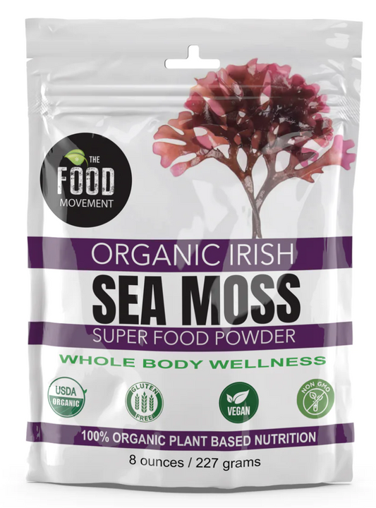 Organic Irish Sea Moss Powder 8oz Image 1