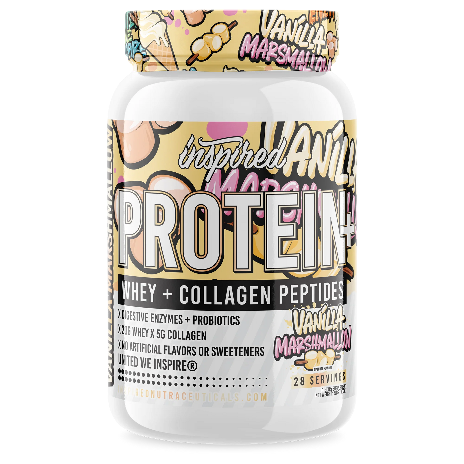 Protein Vanilla Marshmallow Image 1