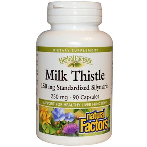 Herbal Factors | Milk Thistle 250mg 80% Silymarin Image 1