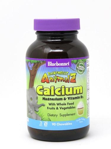 Rainforest Animalz | Calcium Magnesium & Vitamin D3 | Vanilla Frosting Flavor Image 1