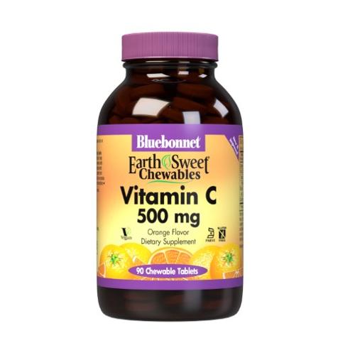 Earthsweet Chewables | Vitamin C-500 Mg Orange Image 1