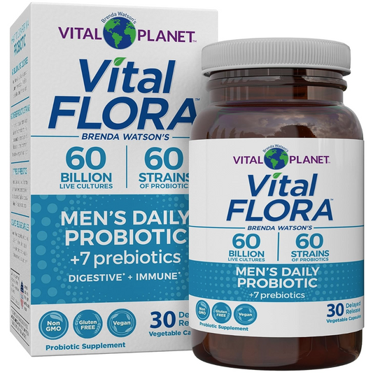 Vital Flora | 60Billion 60 Strains | Men's Probiotic | Cooler Image 1