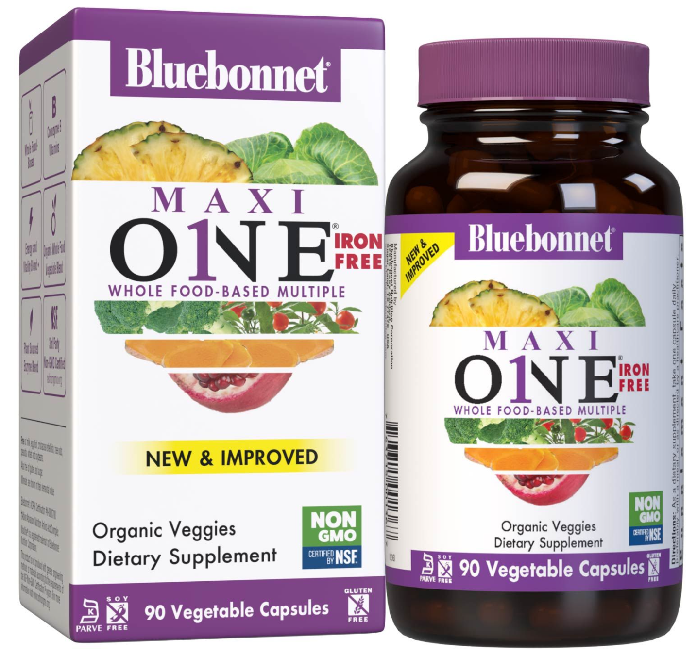 Maxi One Whole Food Multiple | No Iron Image 1