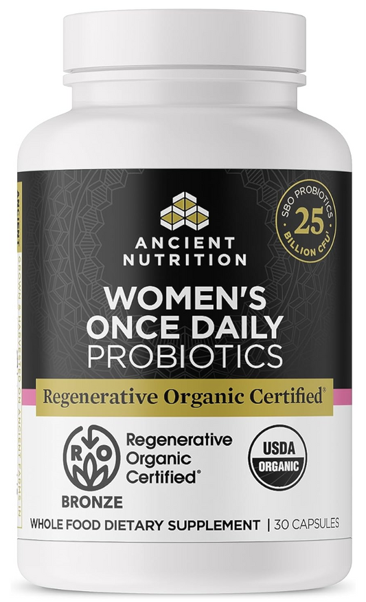 Womens Probiotics 25 Billion | Once Daily | Regenerative Organic Certified Image 1