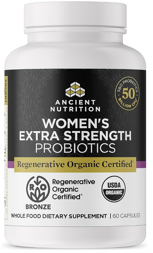 Women's Extra Stength Probiotics 50 Billion | Regenerative Organic Certified Image 1