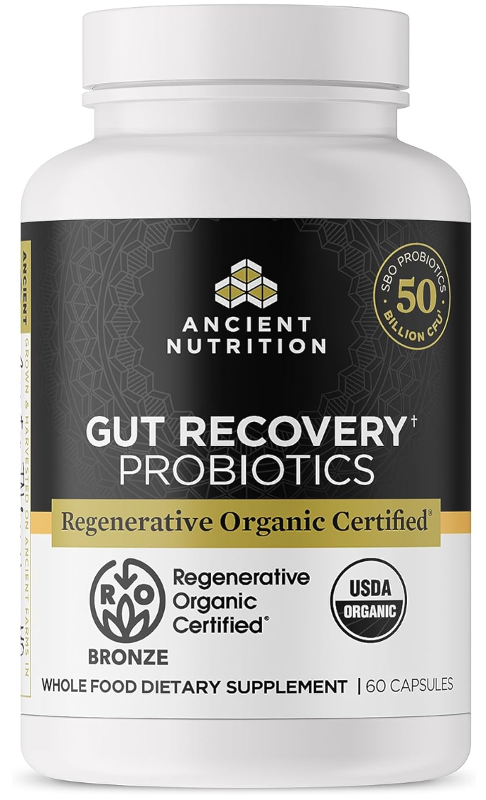 Gut Recovery Probiotics 50 Billion | Regenerative Organic Certified Image 1