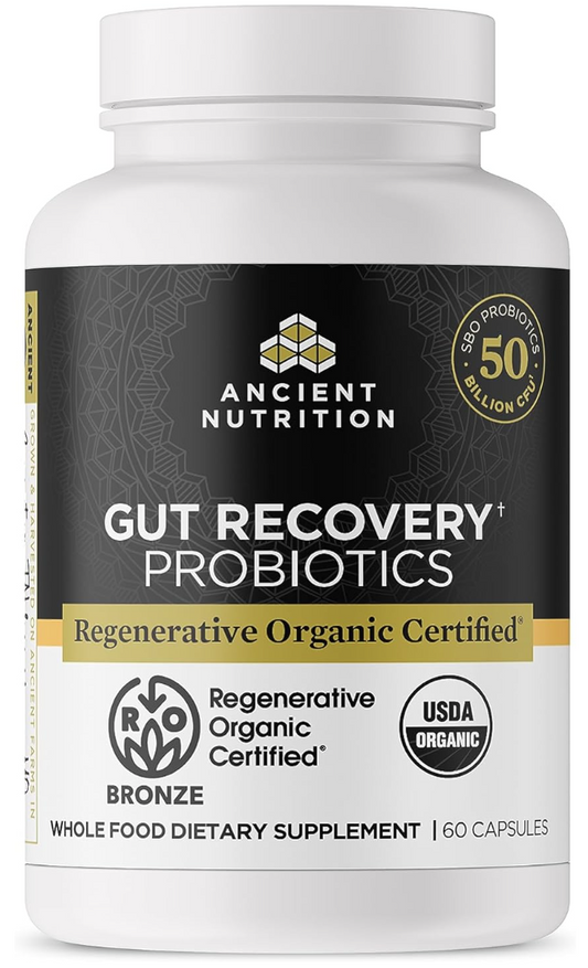 Gut Recovery Probiotics 50 Billion | Regenerative Organic Certified Image 1