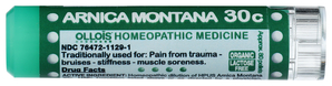 Arnica 30C Organic & Lactose-Free Pellets Image 1