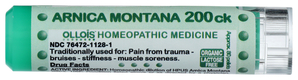 Arnica 200CK Organic & Lactose-Free Pellets Image 1