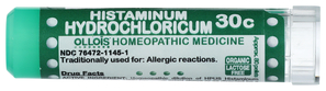 Histaminum Hydrochloricum 30C Organic & Lactose-Free Pellets Image 1