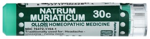 Natrum Muriaticum 30C Organic & Lactose-Free Pellets Image 1