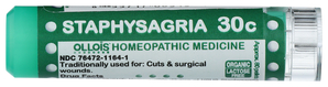 Staphysagria 30C Organic & Lactose-Free Pellets Image 1