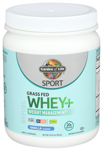 Sport Grass Fed Whey Plus Weight Management Vanilla Image 1