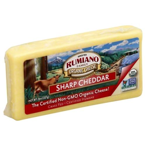 Organic Sharp Cheddar Cheese Image 1