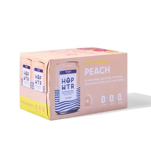 Hop Wtr Wtr Peach 6pk Image 1