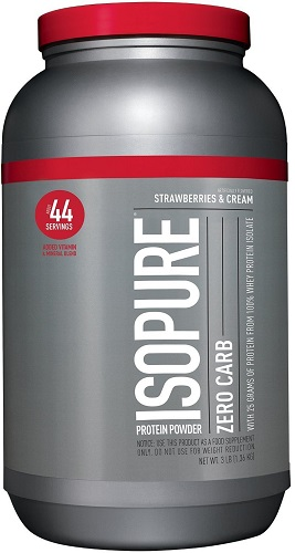 ISOPURE STRAW (ZERO CARB) 3LB Image 1